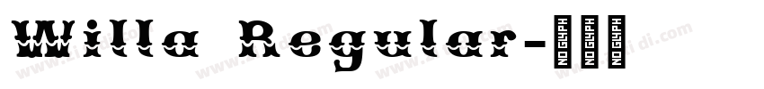 Willa Regular字体转换